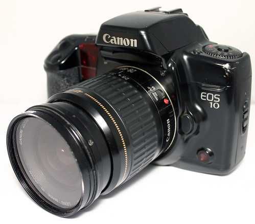 Máq. foto Canon EOS 10 reflex analógica