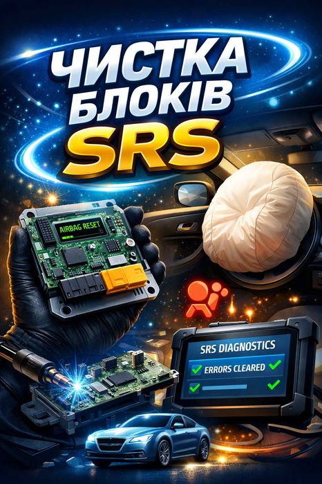 Чистка SRS crash блок безпеки блок безопасности чистка
