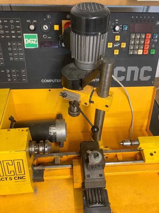 Tokarka CNC EMCO 5 Compact precyzyjna modelarska stołowa + frezarka