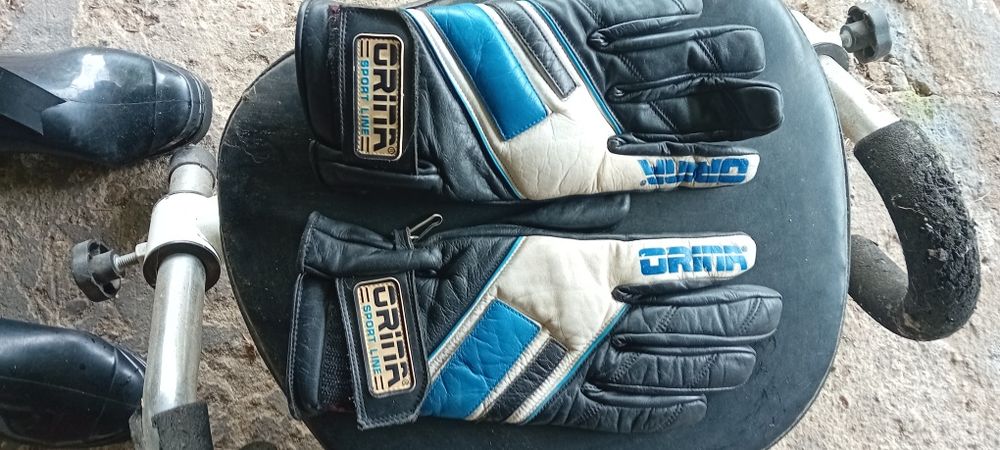 Kombinezon  Wolhelm Kraweh  Hamburg  i rękawice skorzane i 2 chusty