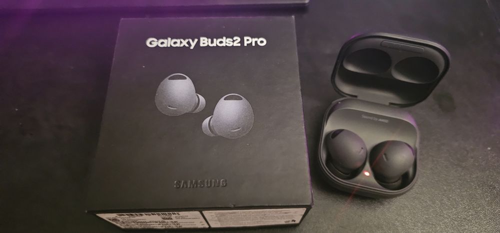 Samsung Galaxy Buds2 Pro- Słuchawki bezprzewodowe 100% Sprawne  Zestaw