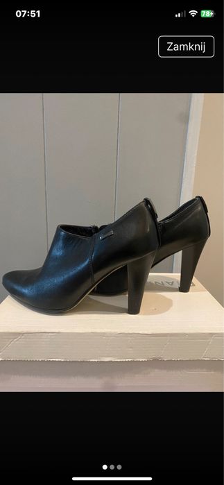 Botki ze skóry eleganckie