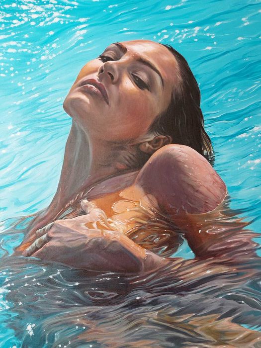 VibRaMy - NARODZINY VENUS Obraz Olejny 90x160 Malowany Ręcznie