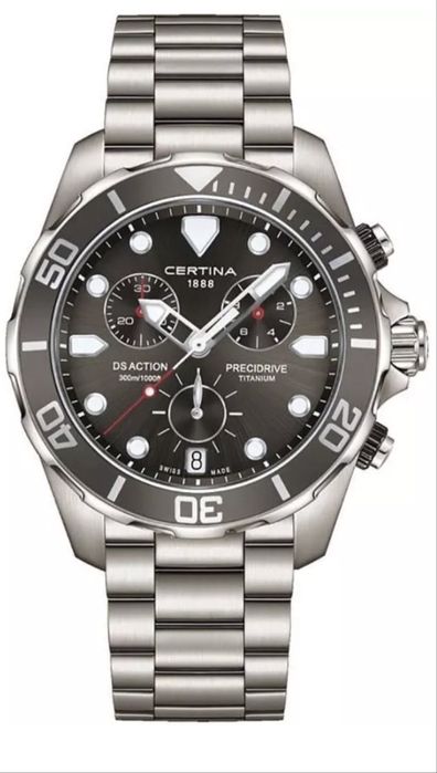 Certina DS Action Precidrive Chronograph Titanium na gwarancji.
