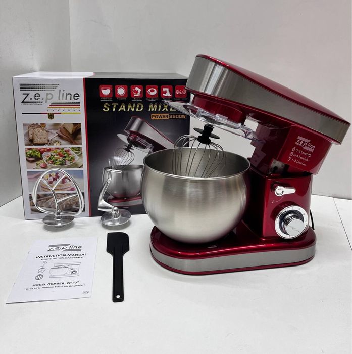 Тестомес Zepline 137 7 Литров 3500WATT