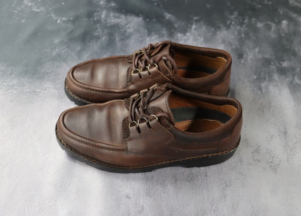 Eleganckie brązowe buty Bally Switzerland z cholewką rozmiar 42