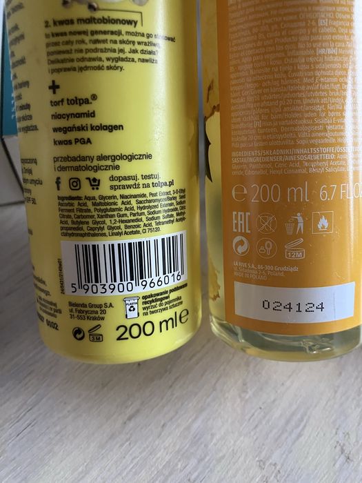 Zestaw kosmetyków do pielęgnacji twarzy i włosów