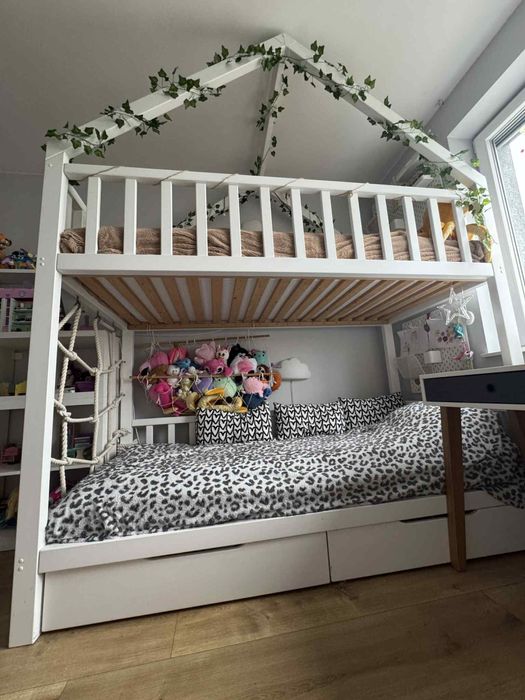 Lóżko piętrowe Lamido Chico stan bardzo dobry bukowe