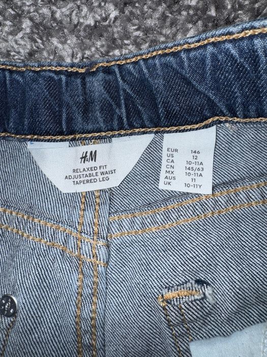 Джинси для хлопчика прямі 10-11 років 146 H&M