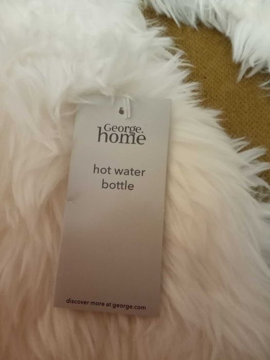 Грілка гумова в хутряному чохлі 1,7 літра НОВА.