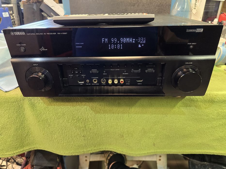 YAMAHA RX-1067 amplituner kina domowego 7.2 + 2 + oryginalny pilot.