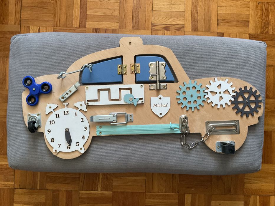 Tablica manipulacyjna auto samochód chłopca idealny prezent na roczek