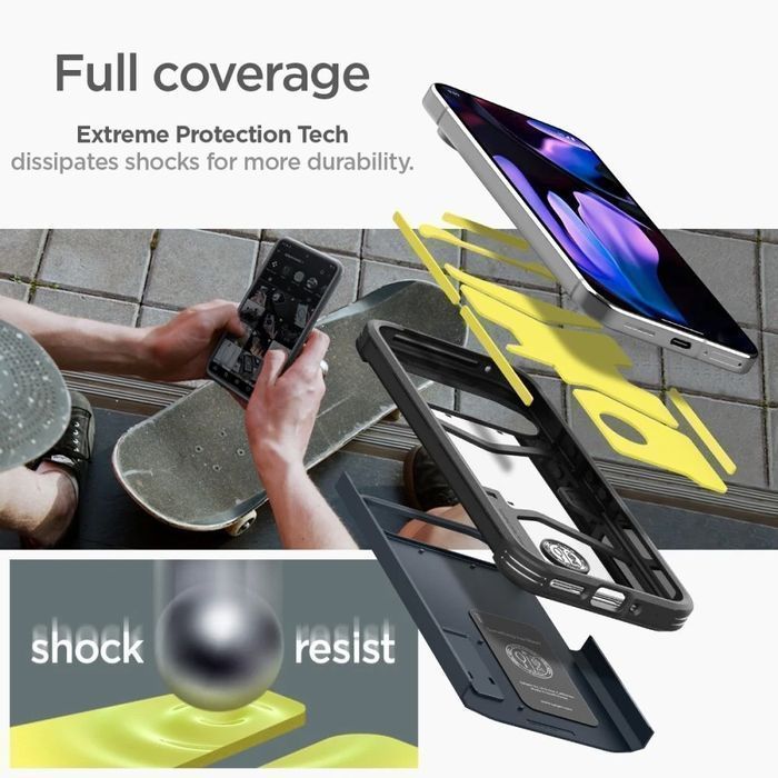 Etui Spigen Tough Armor do Google Pixel 9 Pro XL Metal Slate