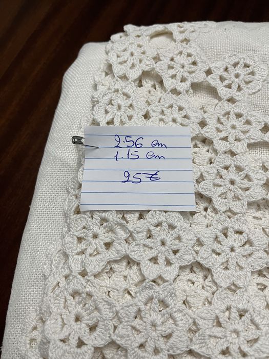 Toalha com renda 2.56cm