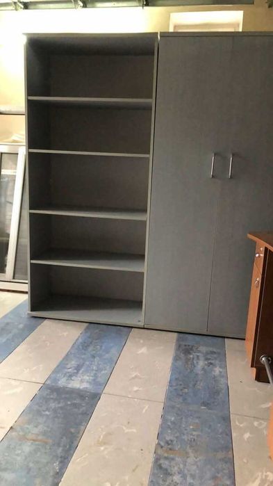 Шкаф, серый, как новый