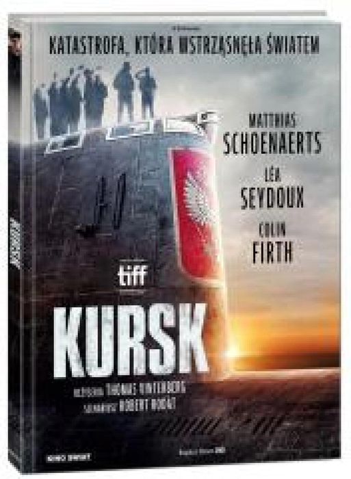 Kursk DVD + książka Kino Świat Thomas Vinterberg Rok wydania: 2019,