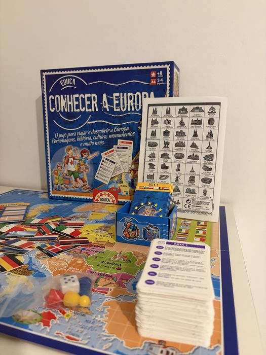 Jogo Conhecer a Europa (Educa)