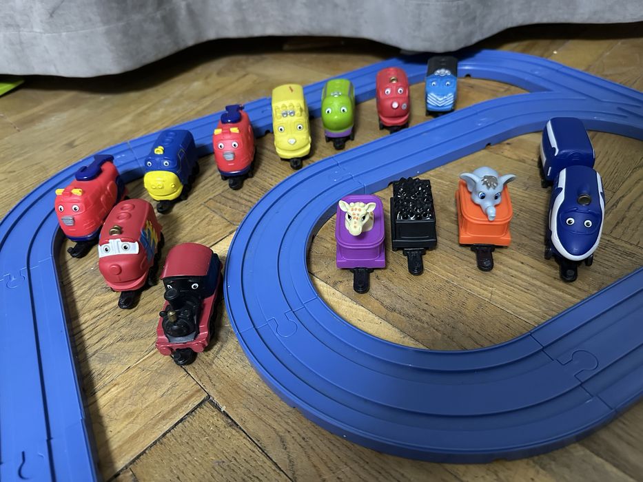 Залізниця чаггінгтон chuggington паровозики, колія