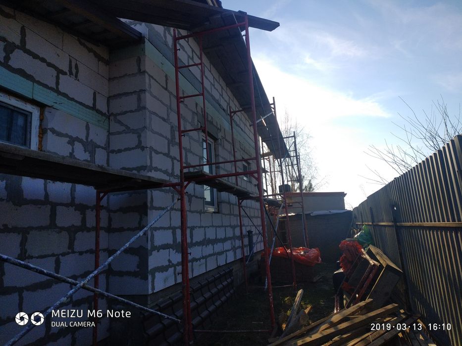 Фасадные работы.Другие строительные работы.