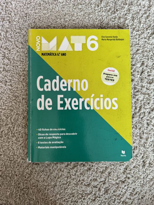 Livros Fichas / Caderno Atividades 6.ºano