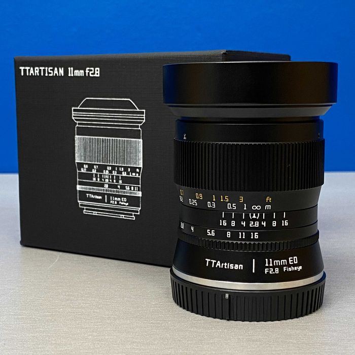 TTArtisan 11mm f/2.8 Fisheye ED | Nikon Z | NOVA | 3 ANOS DE GARANTIA