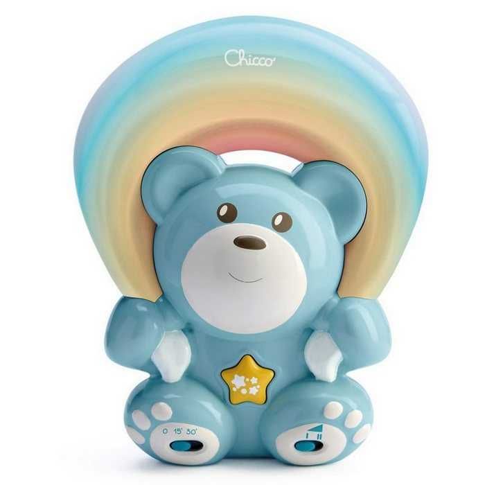 Miś z Projektorem Rainbow Niebieski CHICCO
