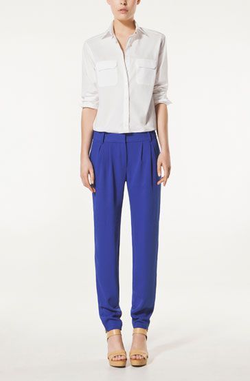Massimo Dutti spodnie kobaltowe jak NOWE 38