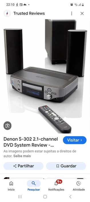 Sistema denon top dvd