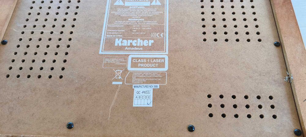 Музичний центр Karcher Amadeus
