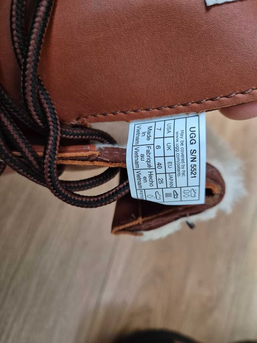 Buty zimowe męskie UGG Butte 40, nowe,  oryginalne, śniegowce, vubram