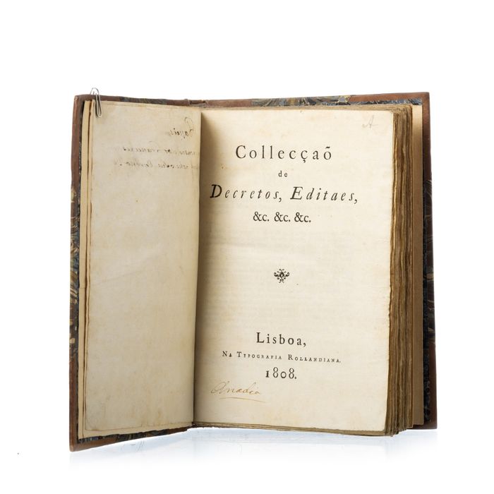 Livros - Collecção de decretos; editaes