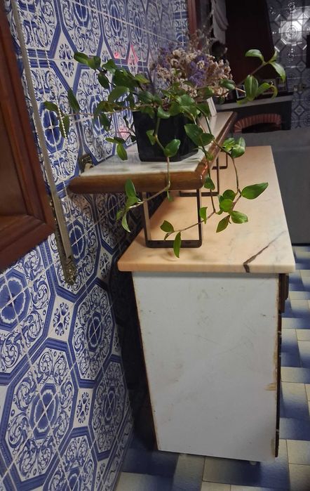 Móvel cozinha com pedra mármore