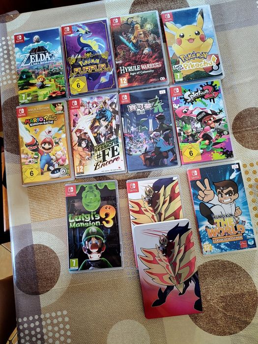 Gry na switch pokemon mario splatoon zelda nintendo