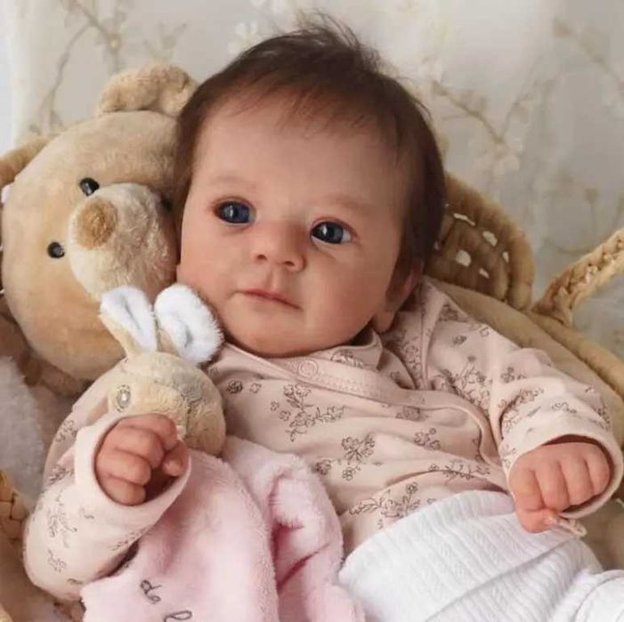 Реалістична лялька реборн 49 см — повністю вінілова Reborn