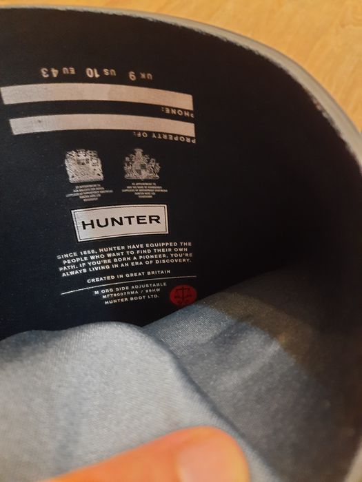 Мужские резиновые сапоги Hunter р.43 оригинал