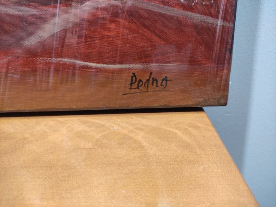 Tela pintura com 120x65cm