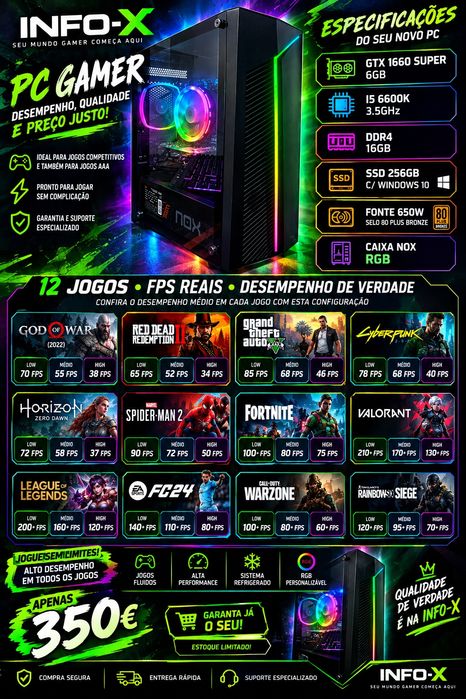 Pc Gamer GTX 1660 super