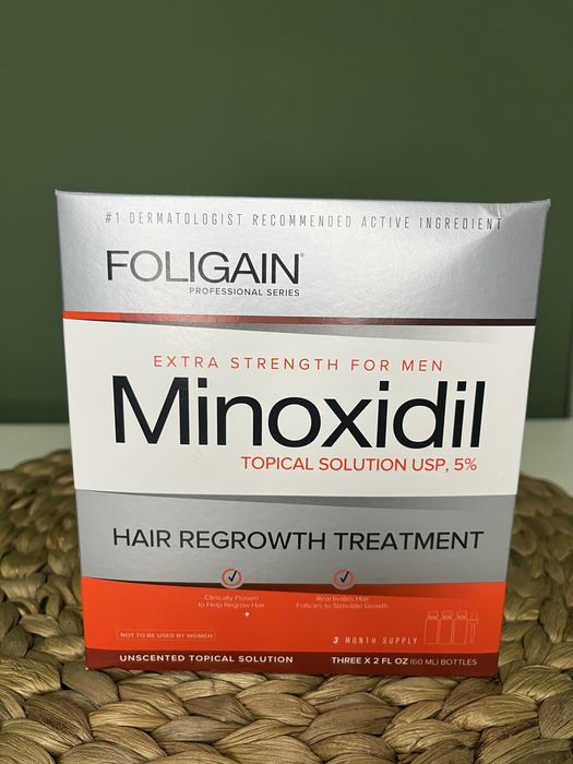 Minoxidil crescimento de barba e cabelo