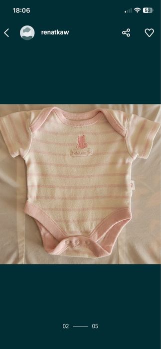Ubranka dla noworodków: 2 x body + śpioszki