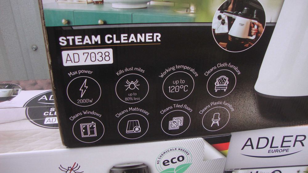 пароочисник Adler AD 7038 пароочиститель парогенератор уборка чистка