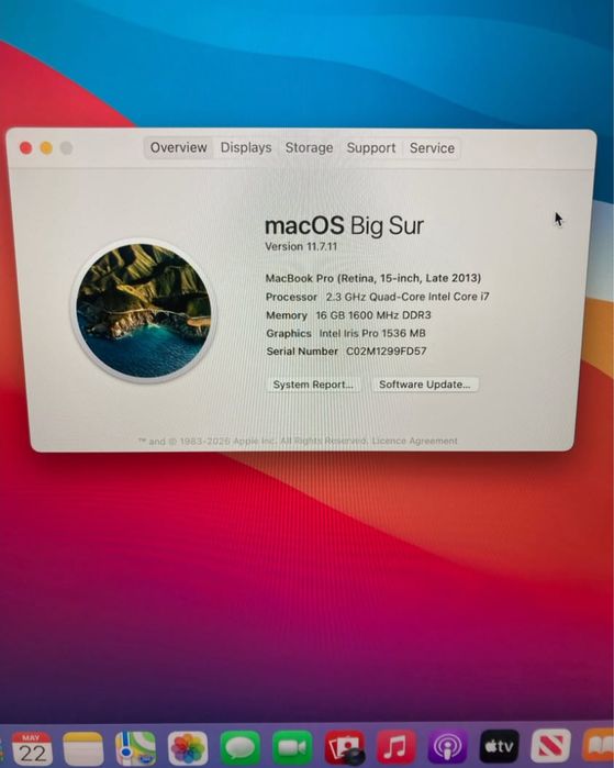 15" Apple MacBook Pro Silver
