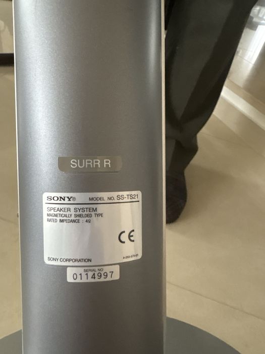 Colunas Sony SS-TS21 – Home Cinema