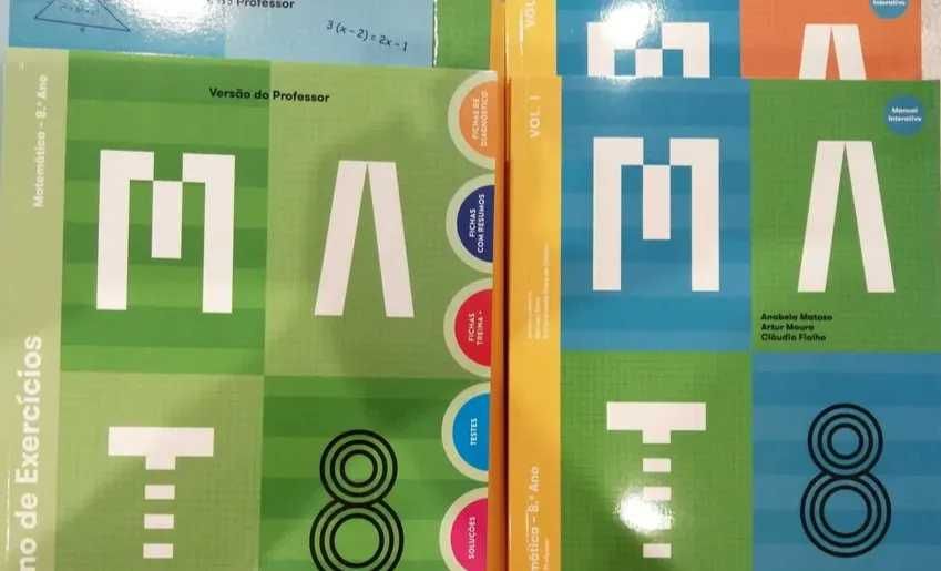 Recursos do Dossier do Professor referentes ao Manual MAT 8 - Matemática 8º ano