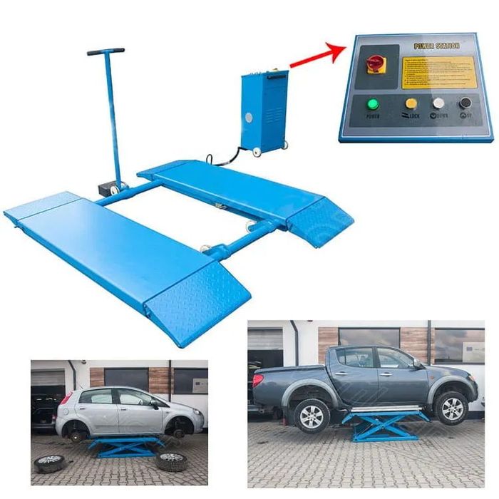 Podnośnik samochodowy nożycowy 3T mobilny PN3001D