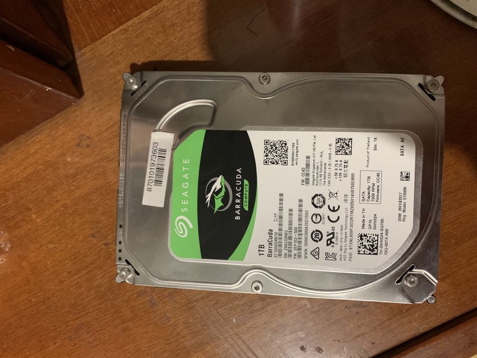ЖОРСТКИЙ ДИСК 3.5" 1TB SEAGATE 64mb 7200об