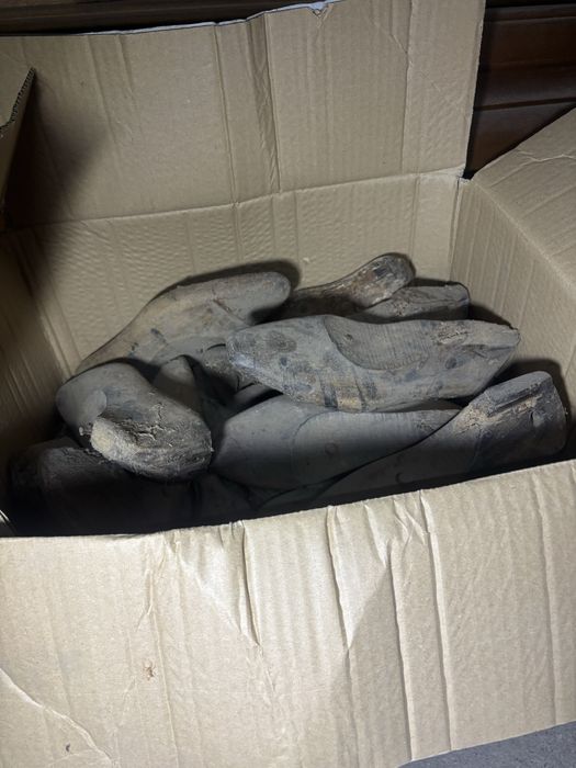 Moldes de sapateiro antigos
