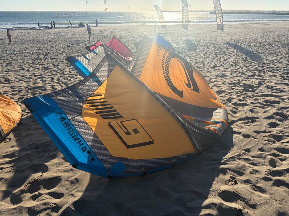Conjunto Kite Cabrinha Drifter 7 m + 9 m com barra 1X