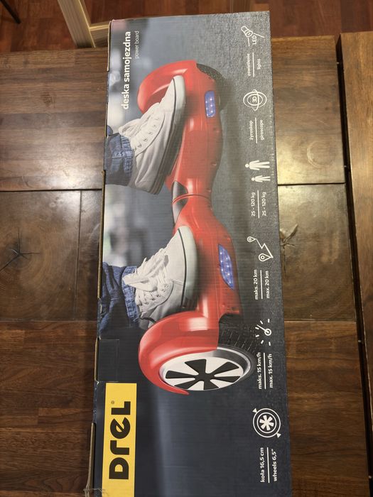 Deskorolka Elektryczna Samobalansująca Mini 6,5" DREL Niebieska