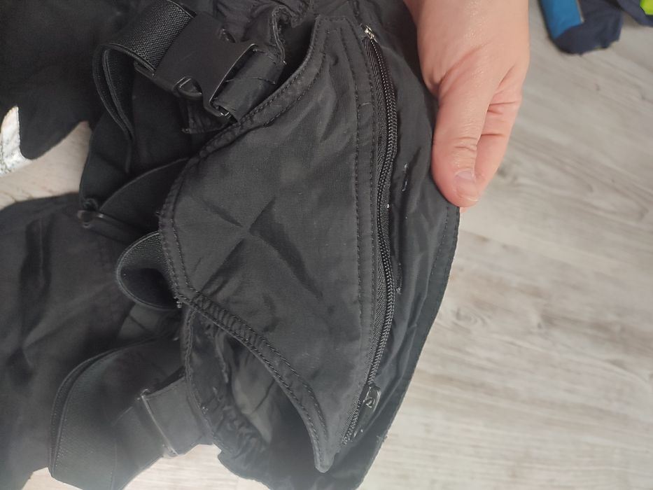 Fix 98 spodnie dziecięce zimowe narciarskie ocieplane szelki odblaski