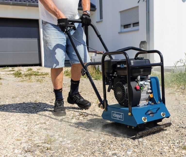 Zagęszczarka Gruntu SCHEPPACH Spalinowa 60KG 15kN do Kostki Drogi